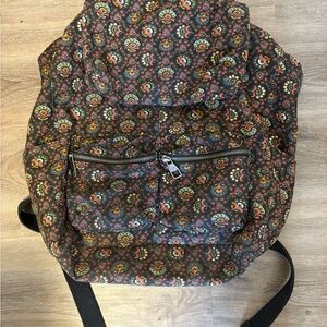 Urban Outfitters Black and Multicolor Backpack